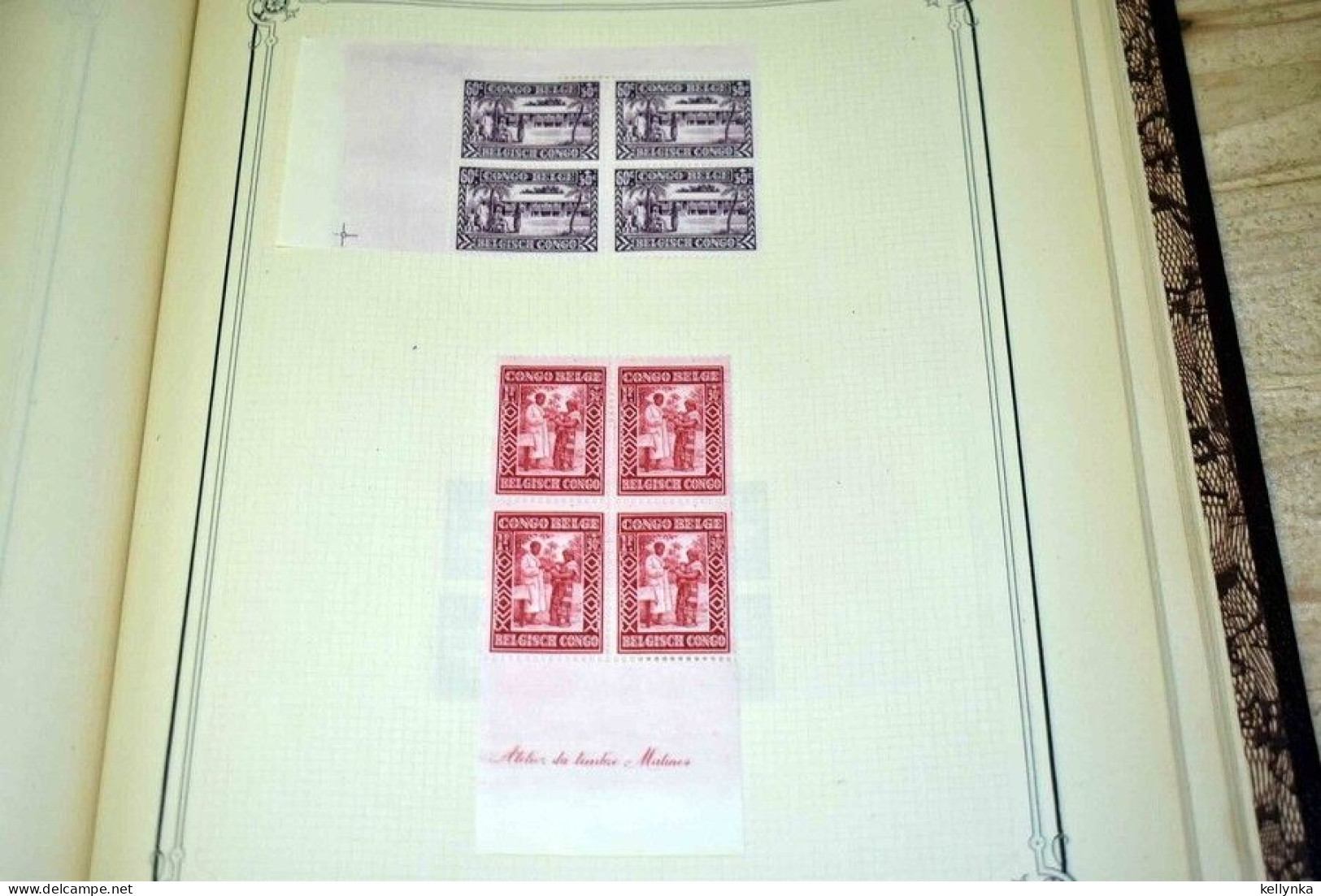 Congo Belge - 150/158 - Blocs De 4 - Goutte De Lait - 1930 - MNH & MH - Unused Stamps