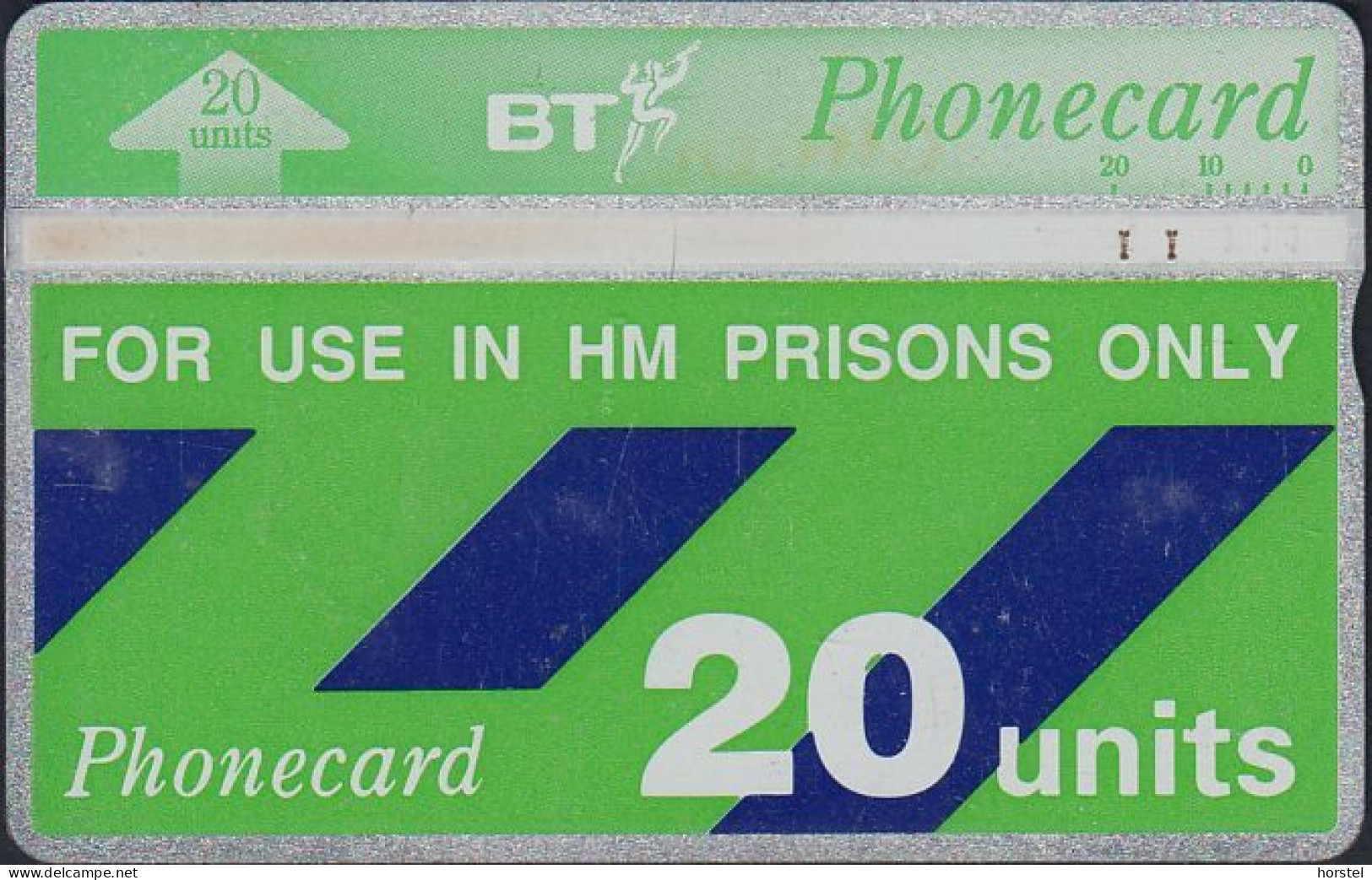 UK - British Telecom L&G H.M. Prison Card CUP005  (266C)  20 Units - Gevangenissen