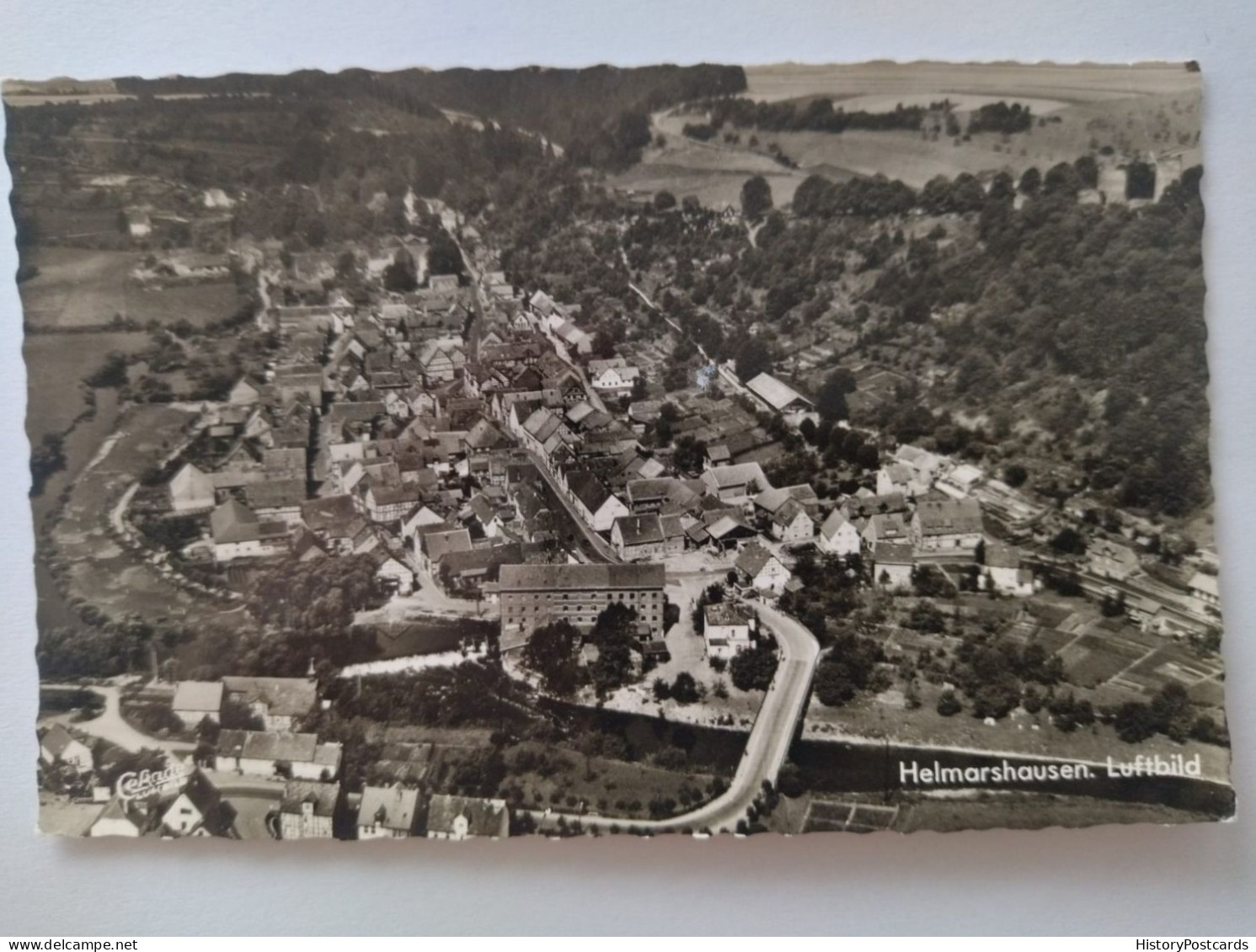 Helmarshausen, Luftbild, Bad Karlshafen, 1960 - Bad Karlshafen