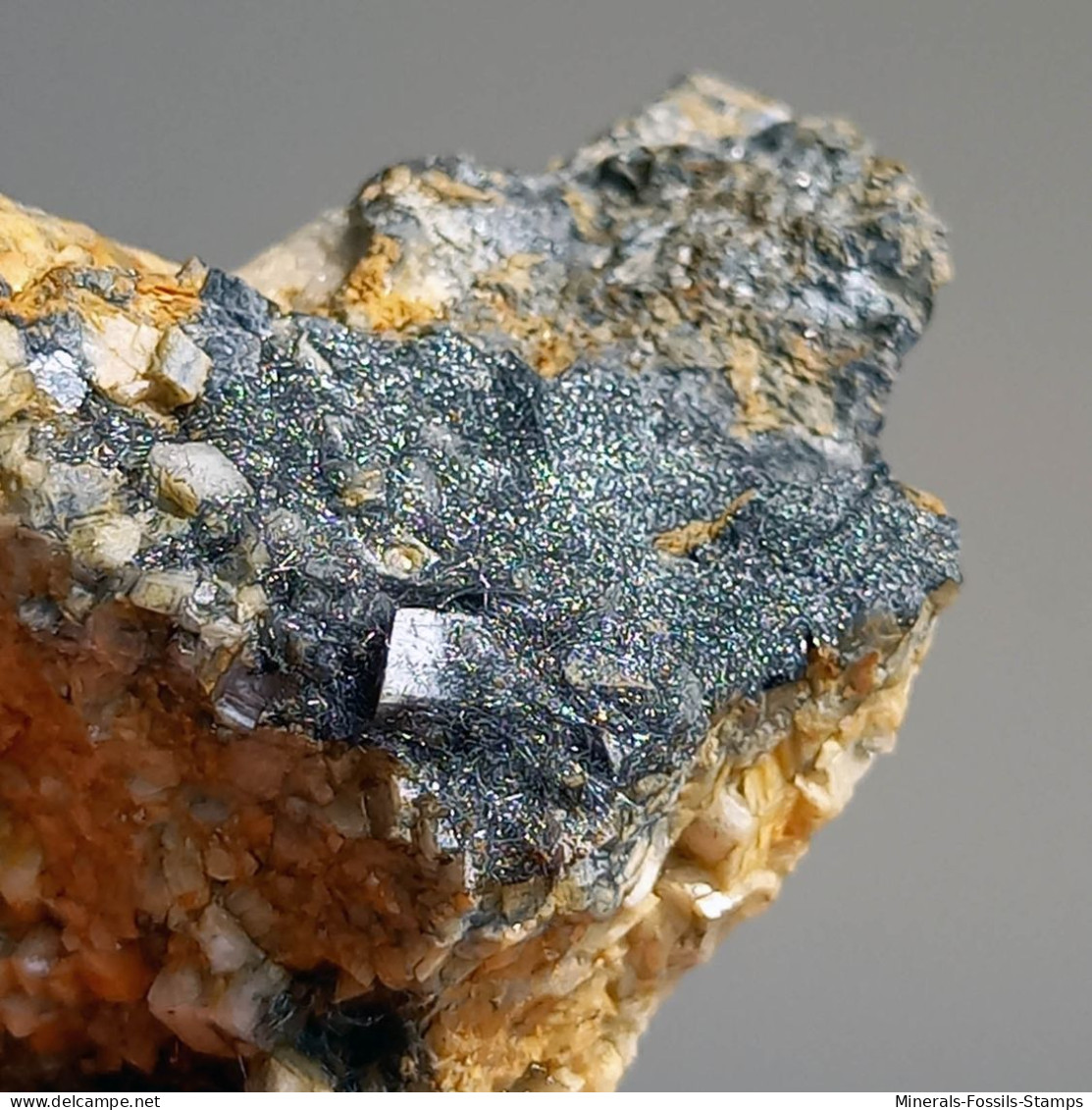 #BRA4.09 Rara BOULANGERITE cristalli (Brosso Mine, Torino, Piemonte, Italia)