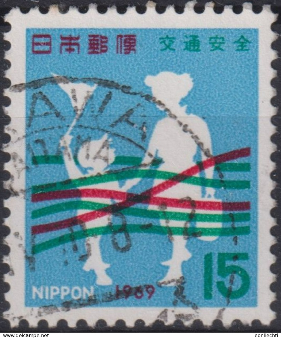 1969 Japan-Nippon ° Mi:JP 1038, Sn:JP 989, Yt:JP 941,Traffic Safety - Used Stamps