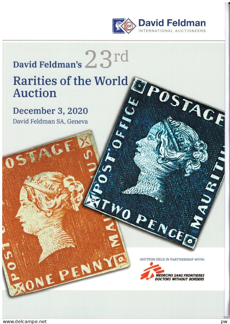 VENTES DAVID FELDMAN 2020  1 Catalogue De Vente. - Auktionskataloge