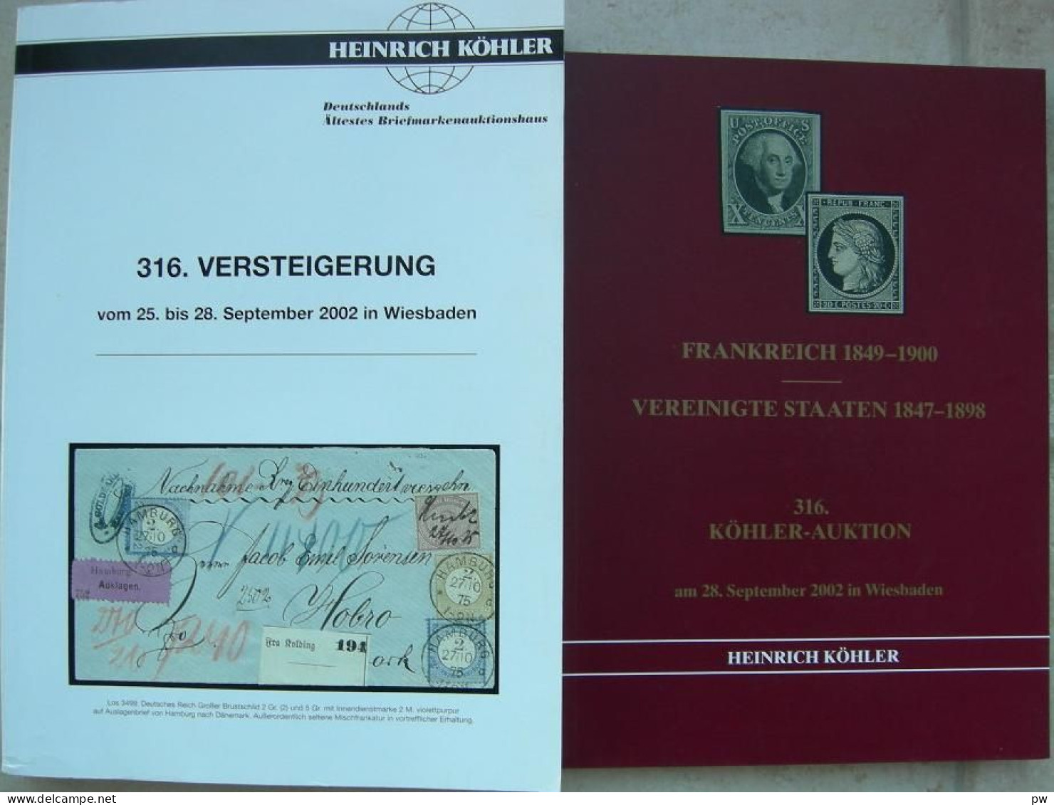 VENTES HENRICH KOHLER 2002 316e DU 25-28 SEPTEMBRE. TRES BEAU - Catalogi Van Veilinghuizen