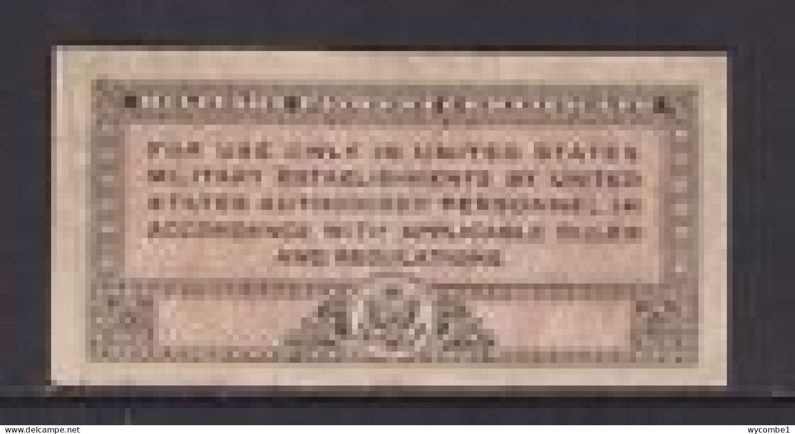 UNITED STATES - 1946 Military Payment Certificate 10 Cents Circulated Banknote - 1946 - Serie 461