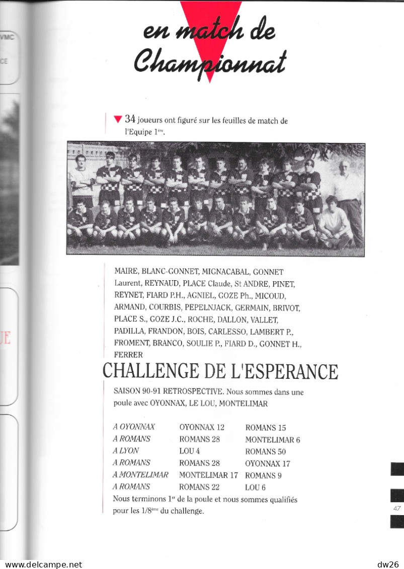 Sport, Rugby - Revue Du Club De L'USRP (Romans-Bourg De Péage) 1991 1992 - Equipes, Dirigeants, Calendrier Des Matchs - Sport