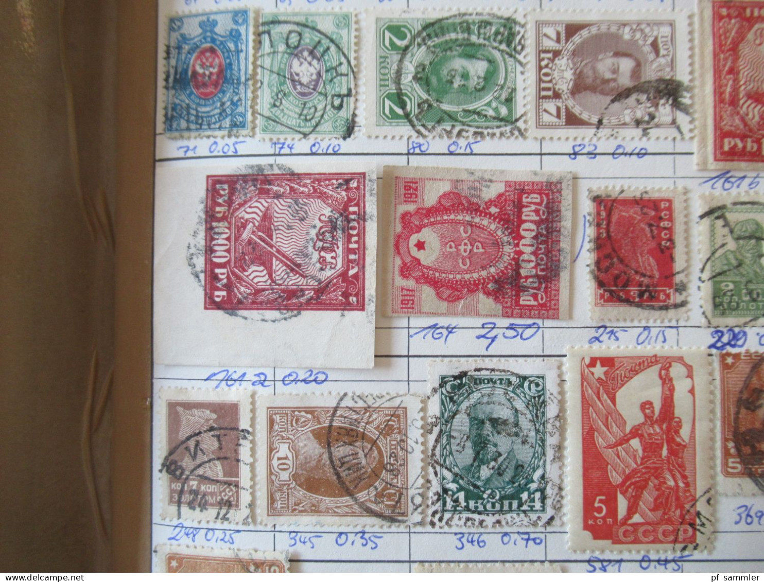 Sammlung / Interessante Auswahlhefte Russland UdSSR Ab Ca. 1900 - 1972 Viele Gestempelte Marken / Fundgrube!?! - Collections (en Albums)