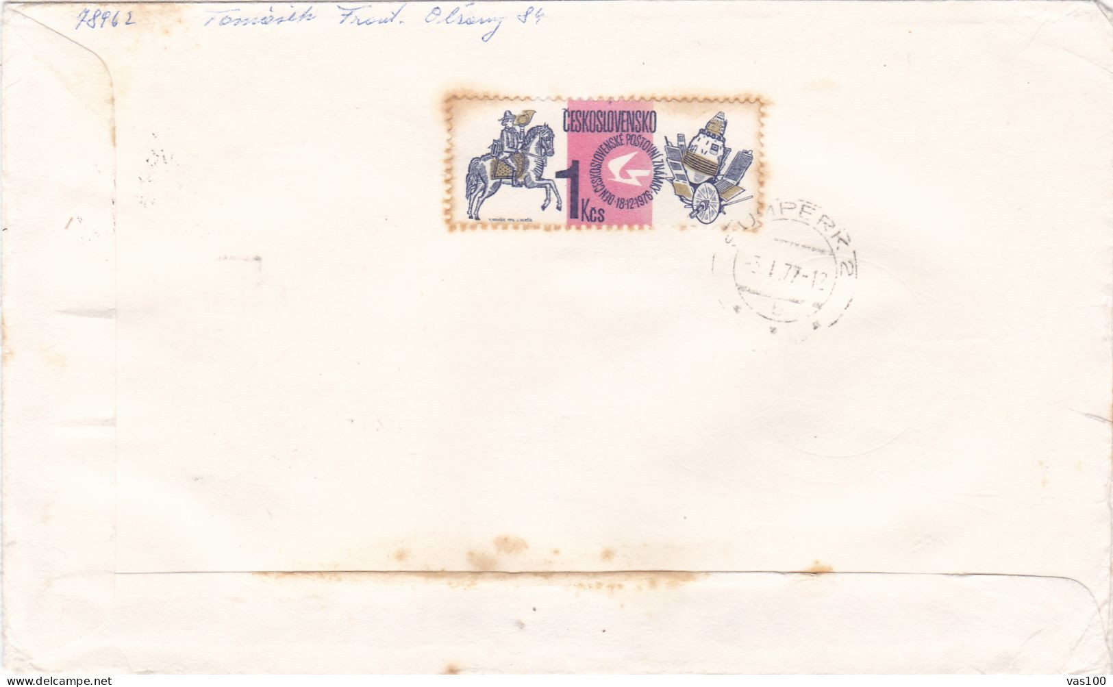 POST DAY COVERS  FDC  CIRCULATED 1976 Tchécoslovaquie - Covers & Documents