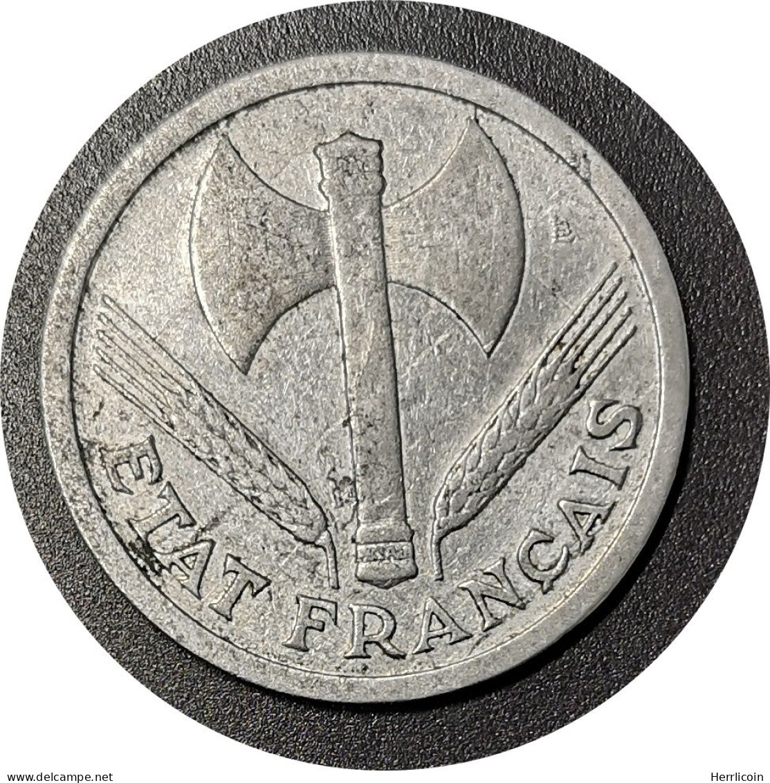 Monnaie France - 1943 - 2 Francs Francisque - 2 Francs