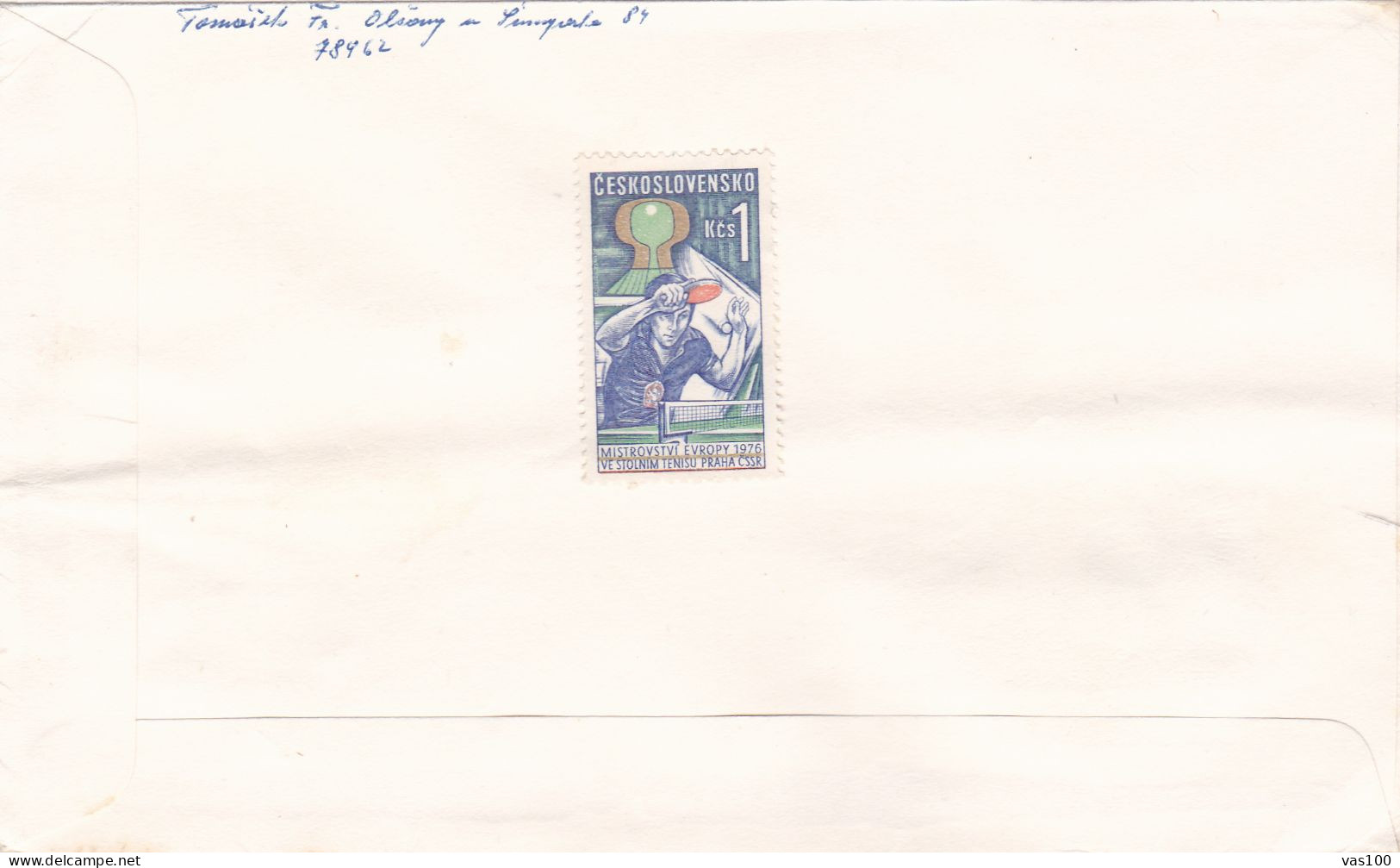 TENISU  COVERS  FDC  CIRCULATED 1976 Tchécoslovaquie - Briefe U. Dokumente