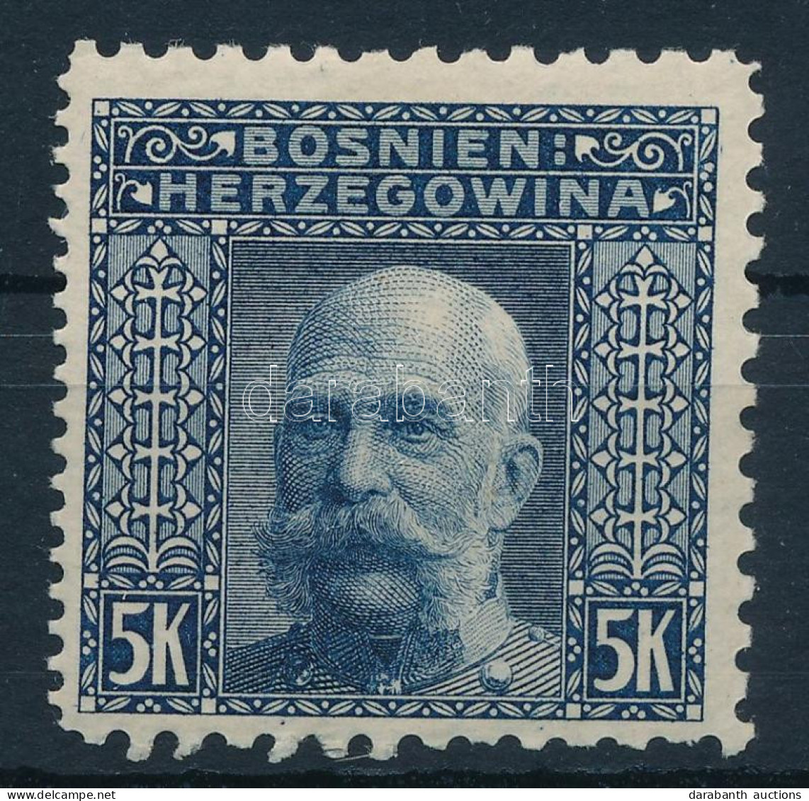 * Bosznia-Hercegovina 1906 5K Vegyes Fogazással - Other & Unclassified