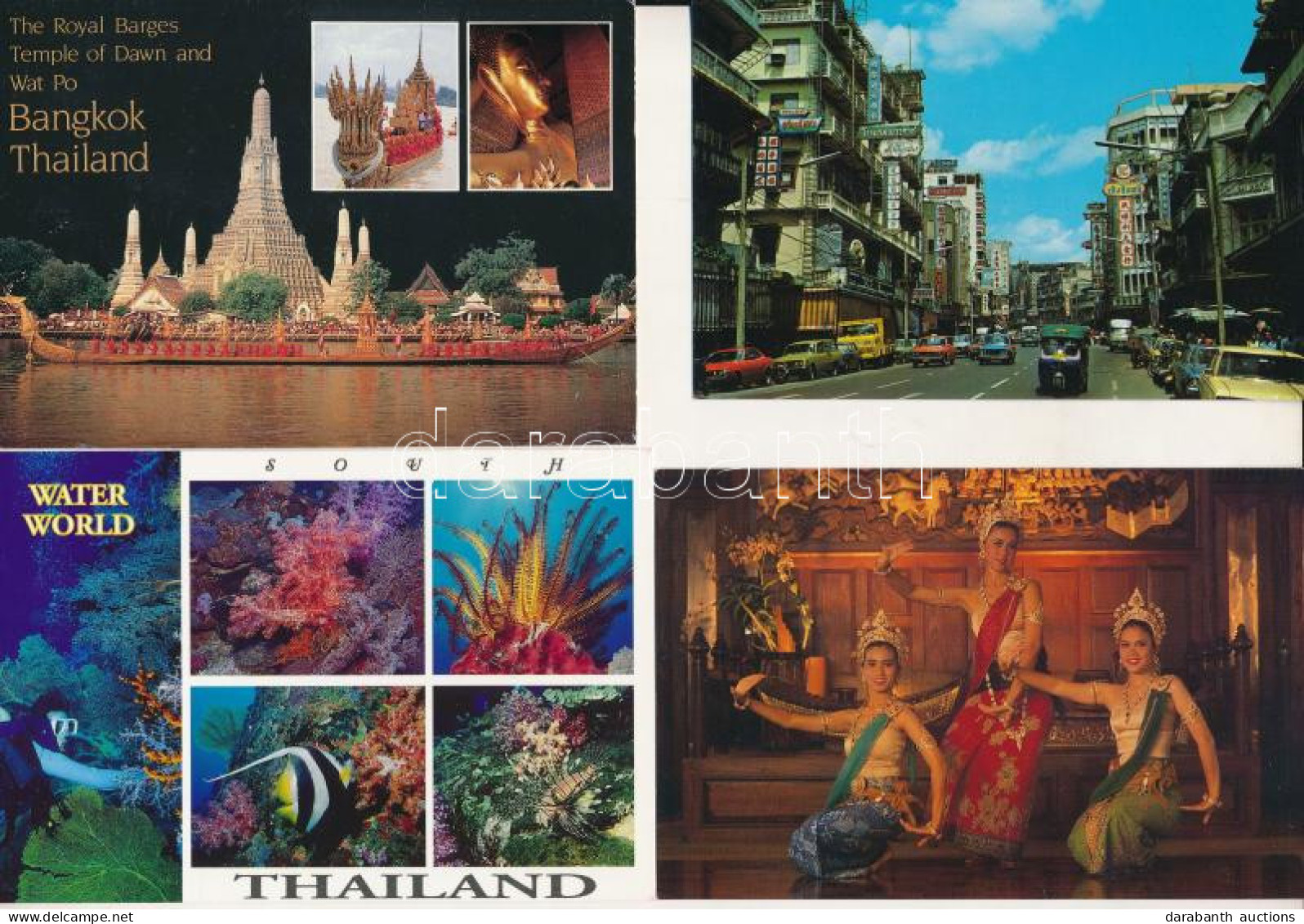 **, * Thaiföld - 50 Db MODERN Képeslap Egy Leporelloval / THAILAND - 50 MODERN Postcards With 1 Leporello - Ohne Zuordnung