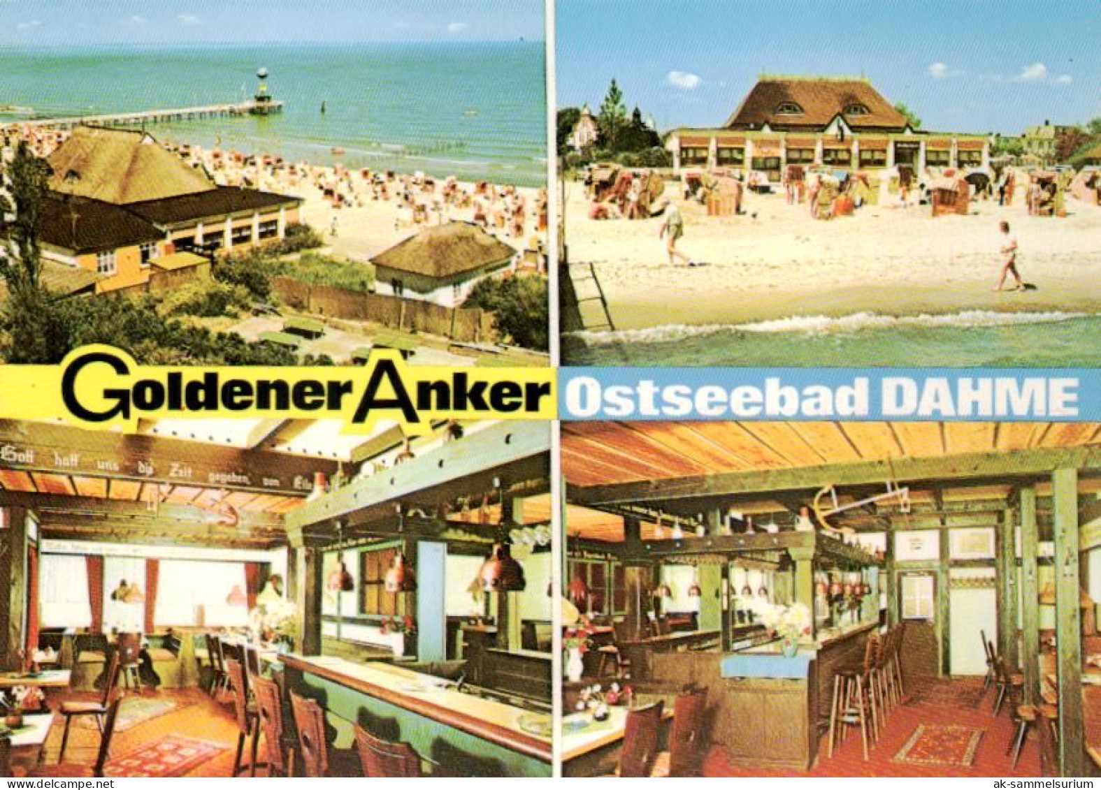 Dahme (Holstein) / "Goldener Anker" Restaurant (D-A417) - Dahme