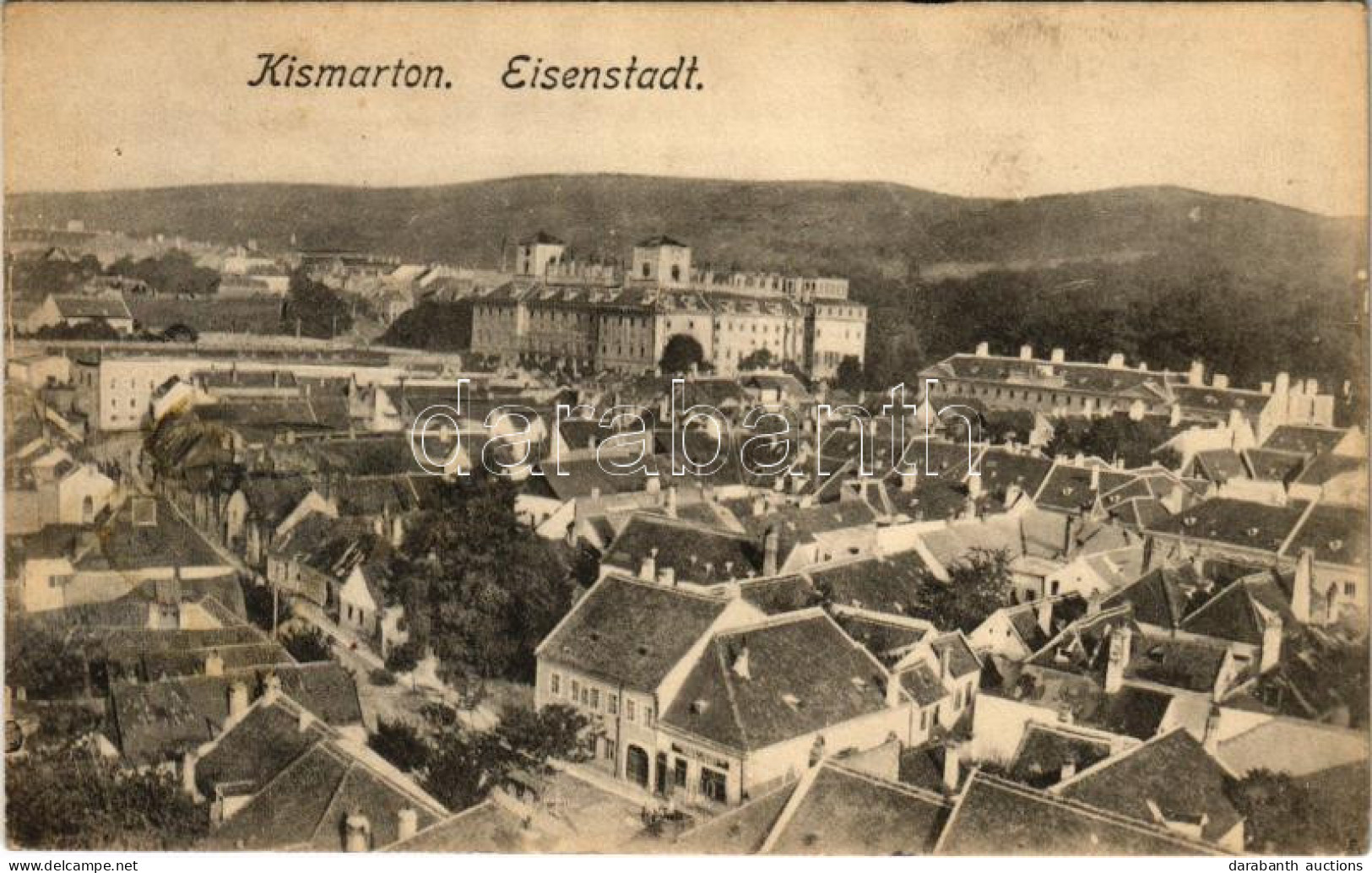 T2/T3 1916 Kismarton, Eisenstadt; Látkép / General View (EK) - Ohne Zuordnung