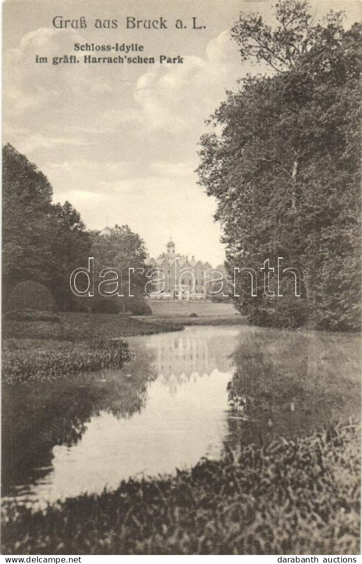 ** T1 Lajtabruck, Bruck An Der Leitha; Kastély / Schloss-Idylle Im Gräfl. Harrach'schen Park / Castle With Patk, Pond - Non Classés