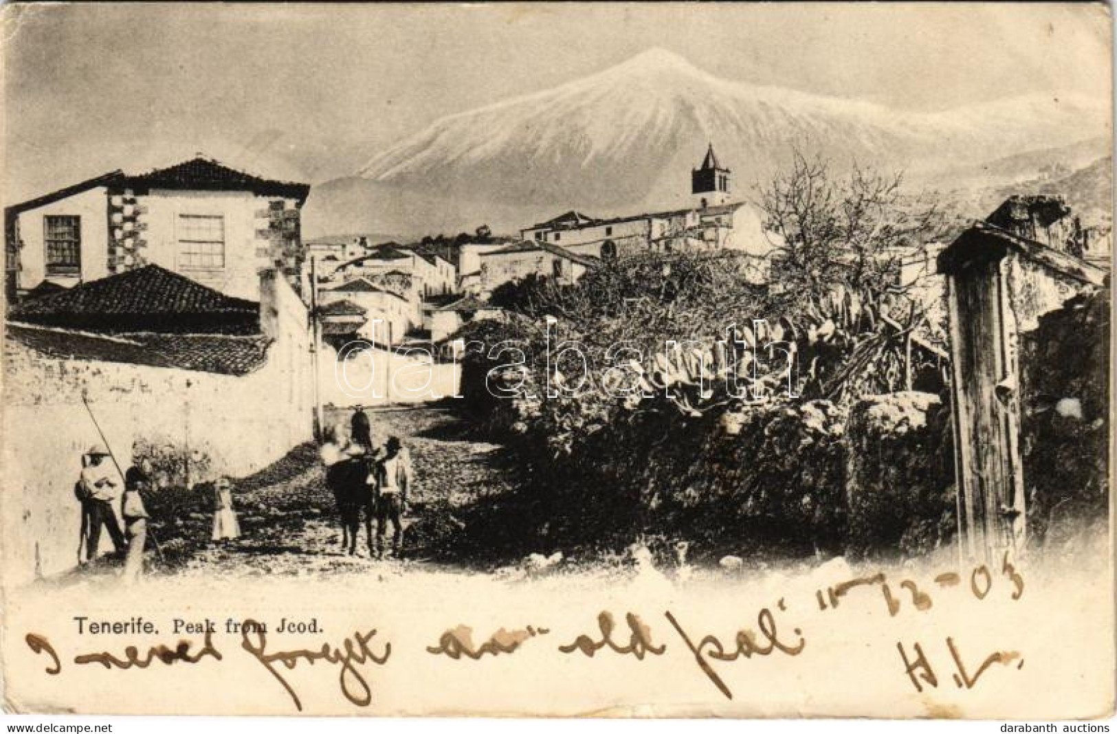 T3 1903 Tenerife, Peak From Icod (EK) - Ohne Zuordnung