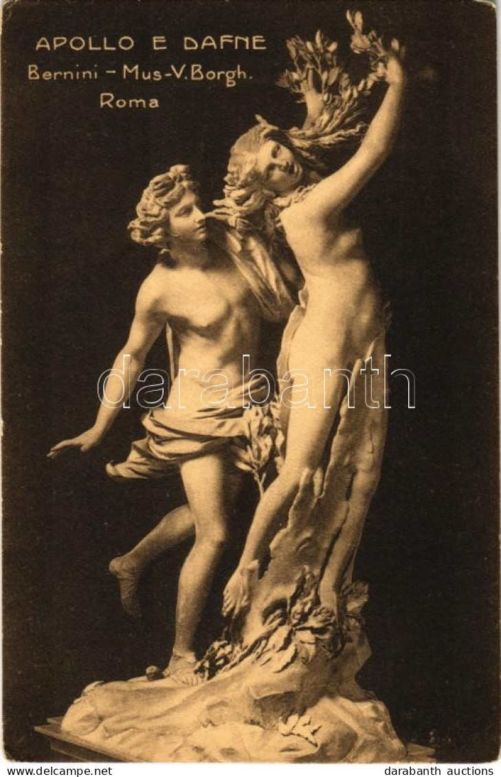 ** T2/T3 Apollo E Dafne, Bernini, Mus V. Borgh. Roma / Apollo And Daphne, Bernini, Sculpture (EK) - Ohne Zuordnung