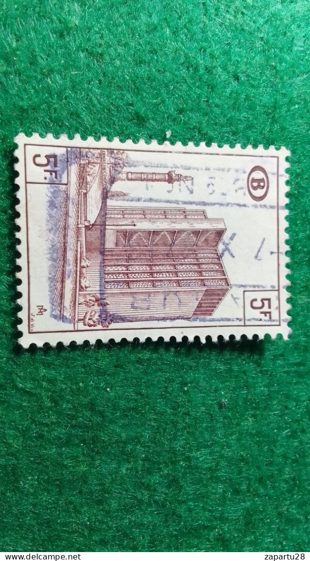 BELÇİKA-   DEMİRYOLU PAKET  POSTASI --1952-87-    5   FR         DAMGALI - Oblitérés