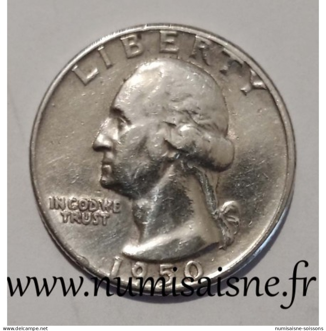 ETATS UNIS - KM 164 - 1/4 DOLLAR 1950 - Philadelphie - GEORGE WASHINGTON - TB+ - 1932-1998: Washington