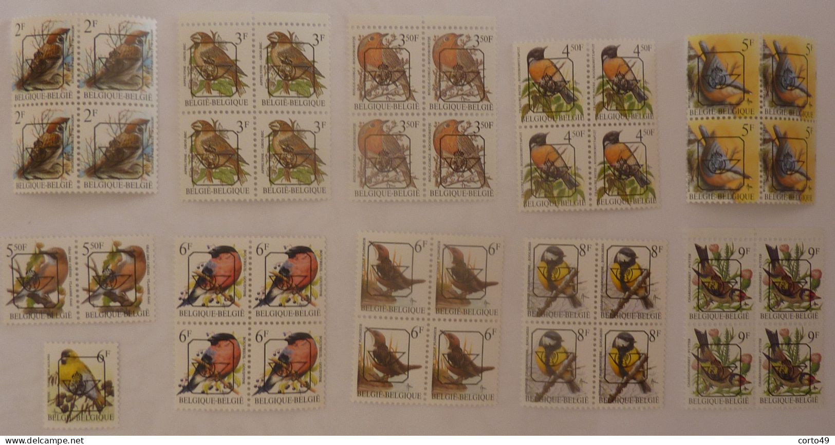 LOT De Différents TIMBRES  PREOBLITERES OISEAUX BUZIN  ( 39 )- Voir Les 3  Scans !! - Typos 1986-96 (Oiseaux)