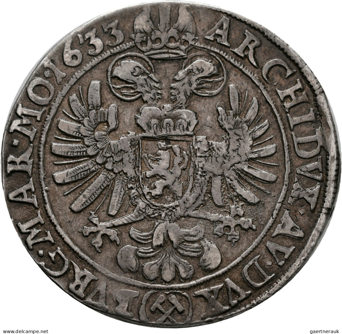 Haus Habsburg: Ferdinand II. 1618-1637: Taler 1633 (Reichstaler) Kuttenberg, Mzm - Other - Europe