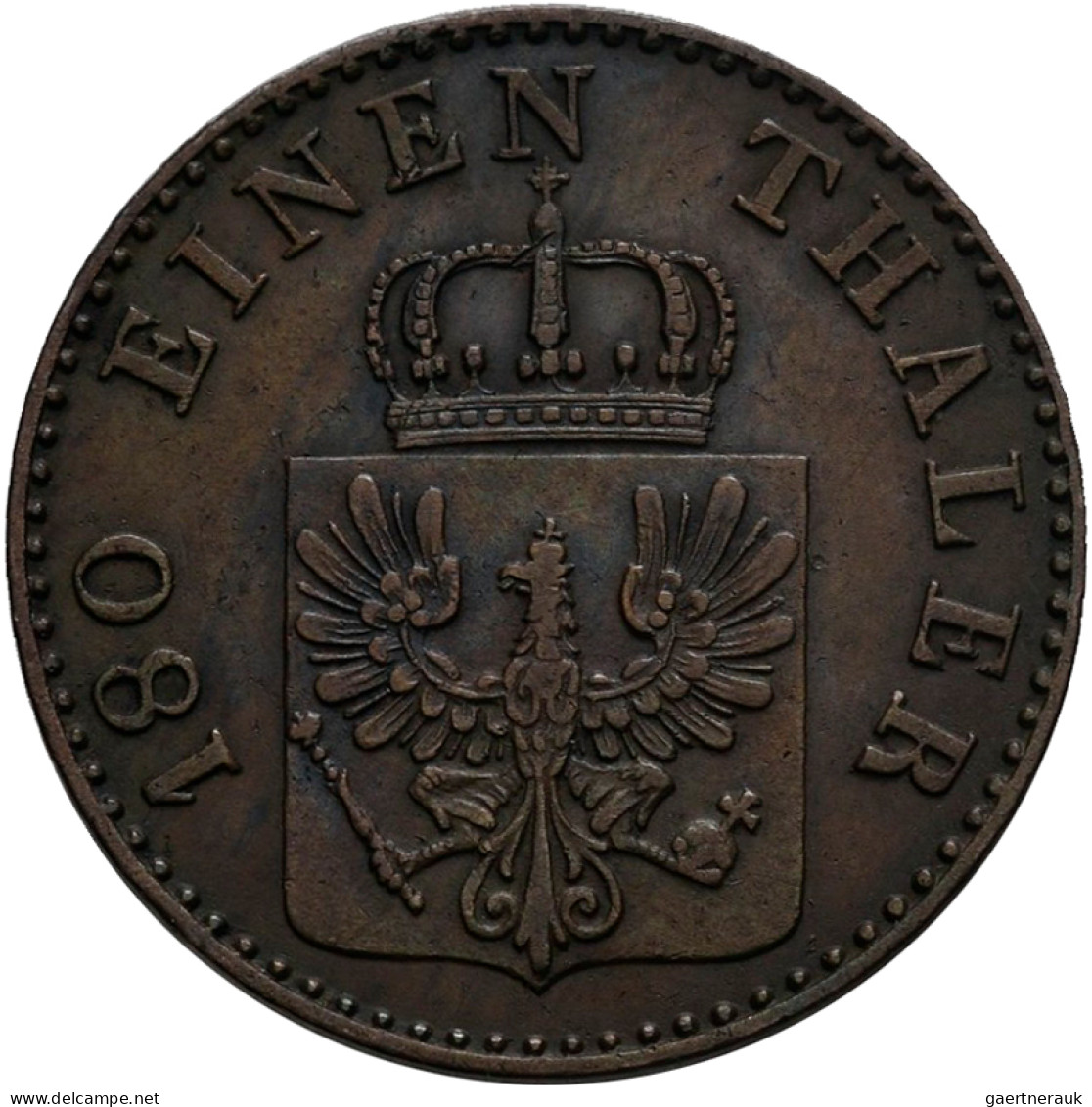 Preußen: Friedrich Wilhelm IV. 1840-1861: 4 Pfennige 1856 (AKS 89) Plus 2 Pfenni - Sonstige & Ohne Zuordnung