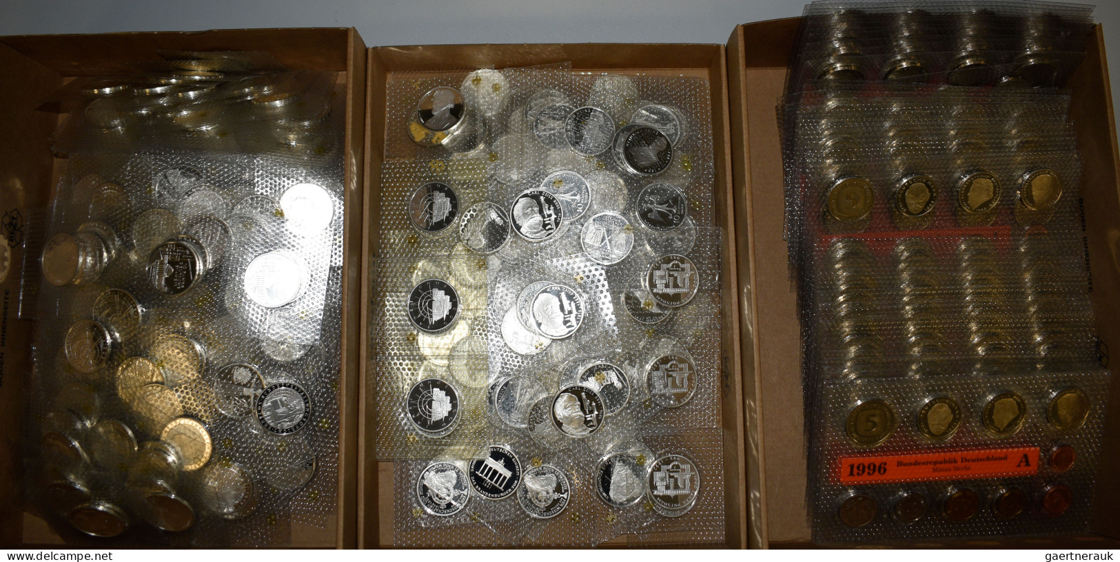 Bundesrepublik Deutschland 1948-2001: Sammlung 312 X 10 DM Gedenkmünzen 1989-200 - Otros & Sin Clasificación