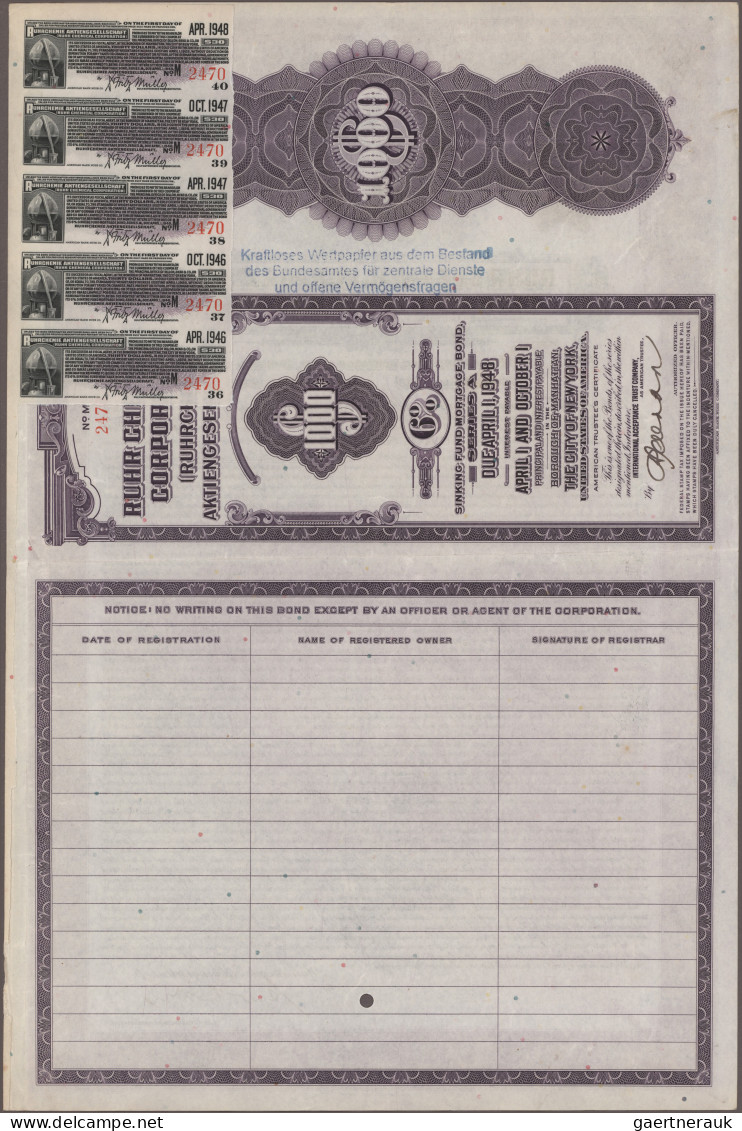 Alte Aktien / Wertpapiere: 1924 - 1930, Geschichtlich Sehr Interessante Und Enor - Sonstige & Ohne Zuordnung