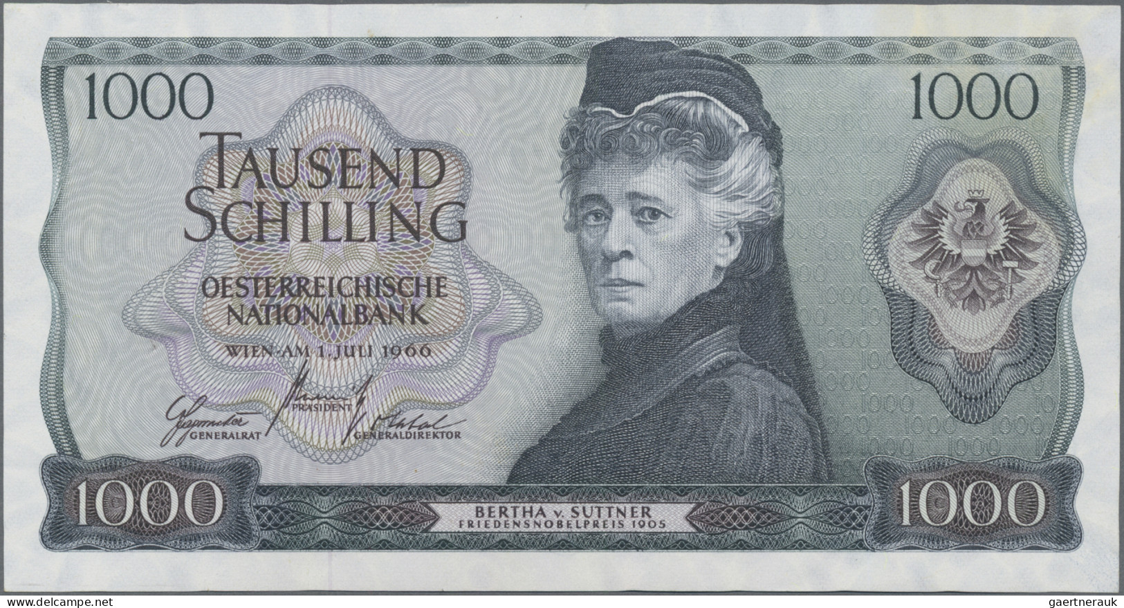 Austria: Österreichische Nationalbank, Lot With 3 Banknotes, Series 1960-1966, W - Austria