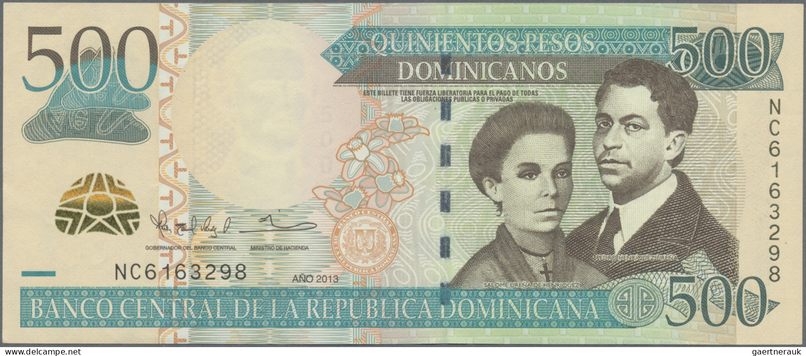 Dominican Republic: Banco Central De La República Dominicana, Huge Lot With 27 B - Dominicana