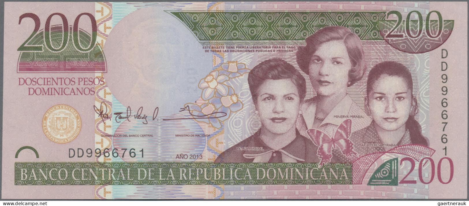 Dominican Republic: Banco Central De La República Dominicana, Huge Lot With 27 B - Dominicana