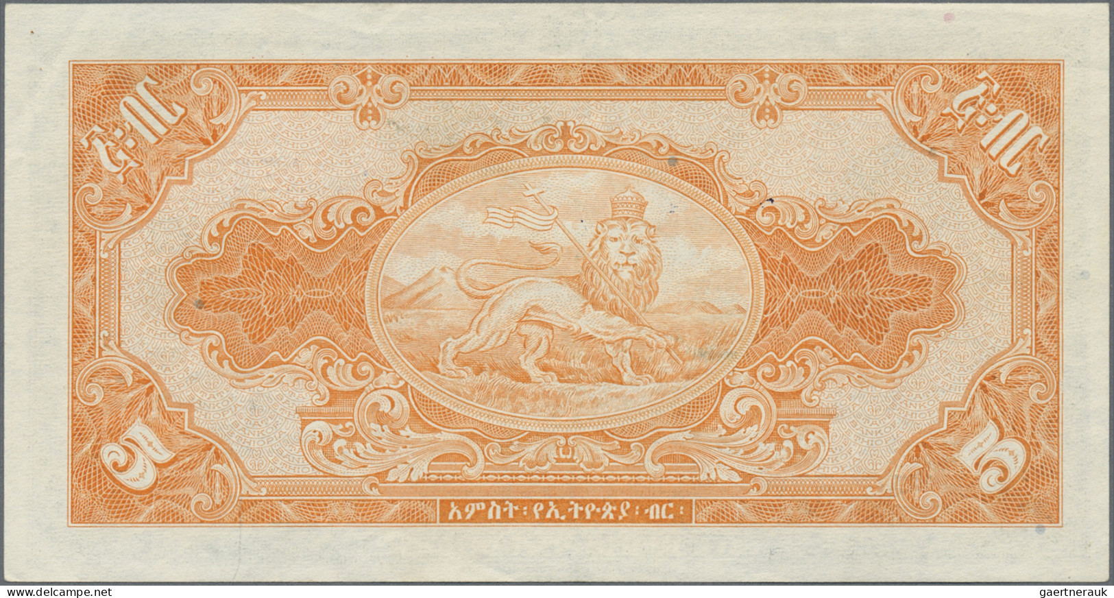 Ethiopia: State Bank Of Ethiopia, Pair With 5 Dollars ND(1945) (P.13a, F) And 5 - Ethiopie