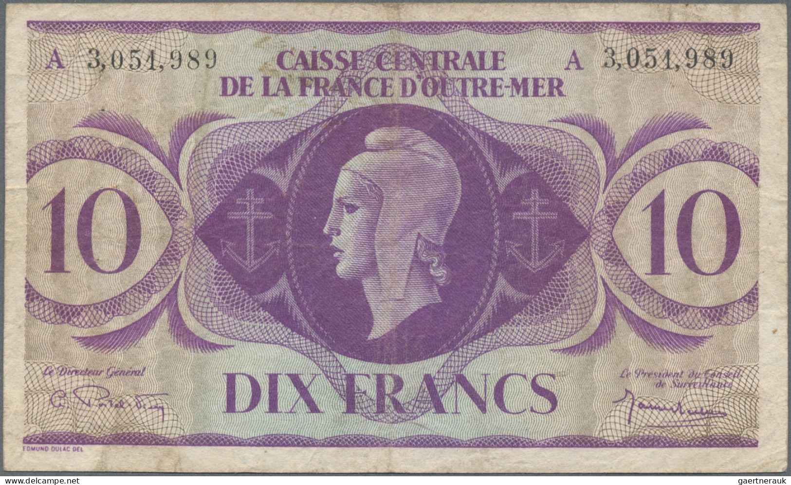 French Equatorial Africa: Afrique Française Libre, Caisse Centrale De La France - Equatorial Guinea