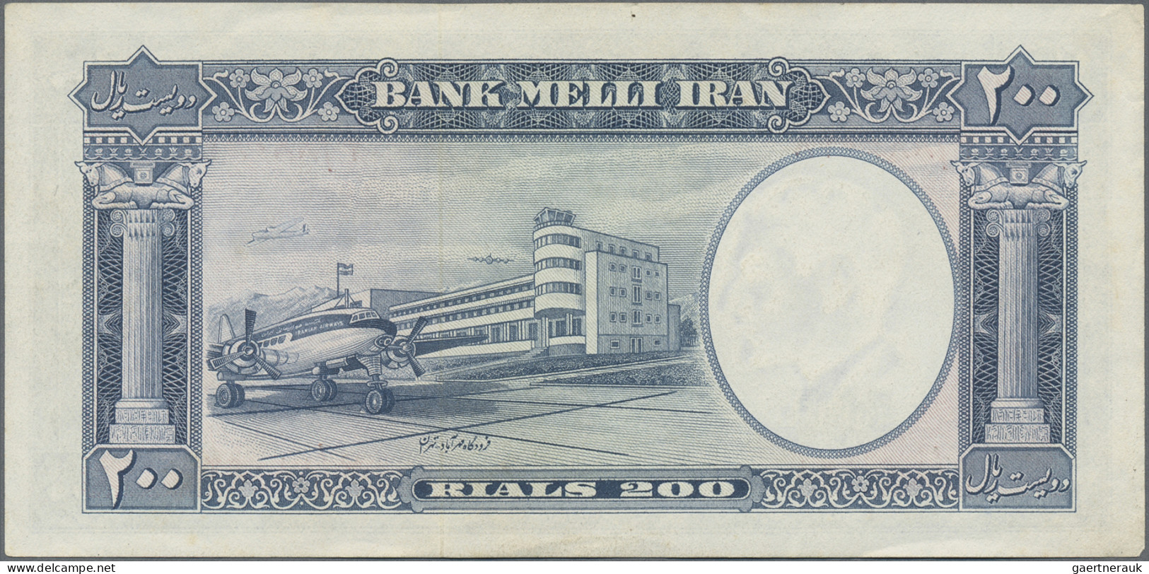 Iran: Bank Melli Iran, Huge Lot With 16 Banknotes Series 1951-1958, Comprising 1 - Iran