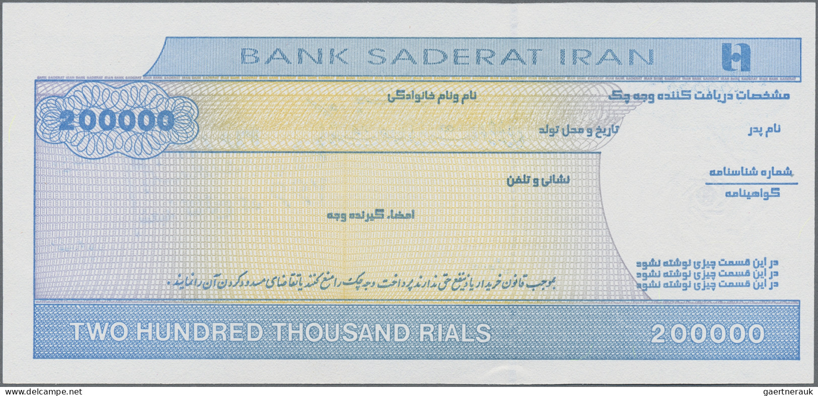 Iran: Central Bank Of The Islamic Republic Of Iran, Giant Lot With 40 Banknotes, - Iran