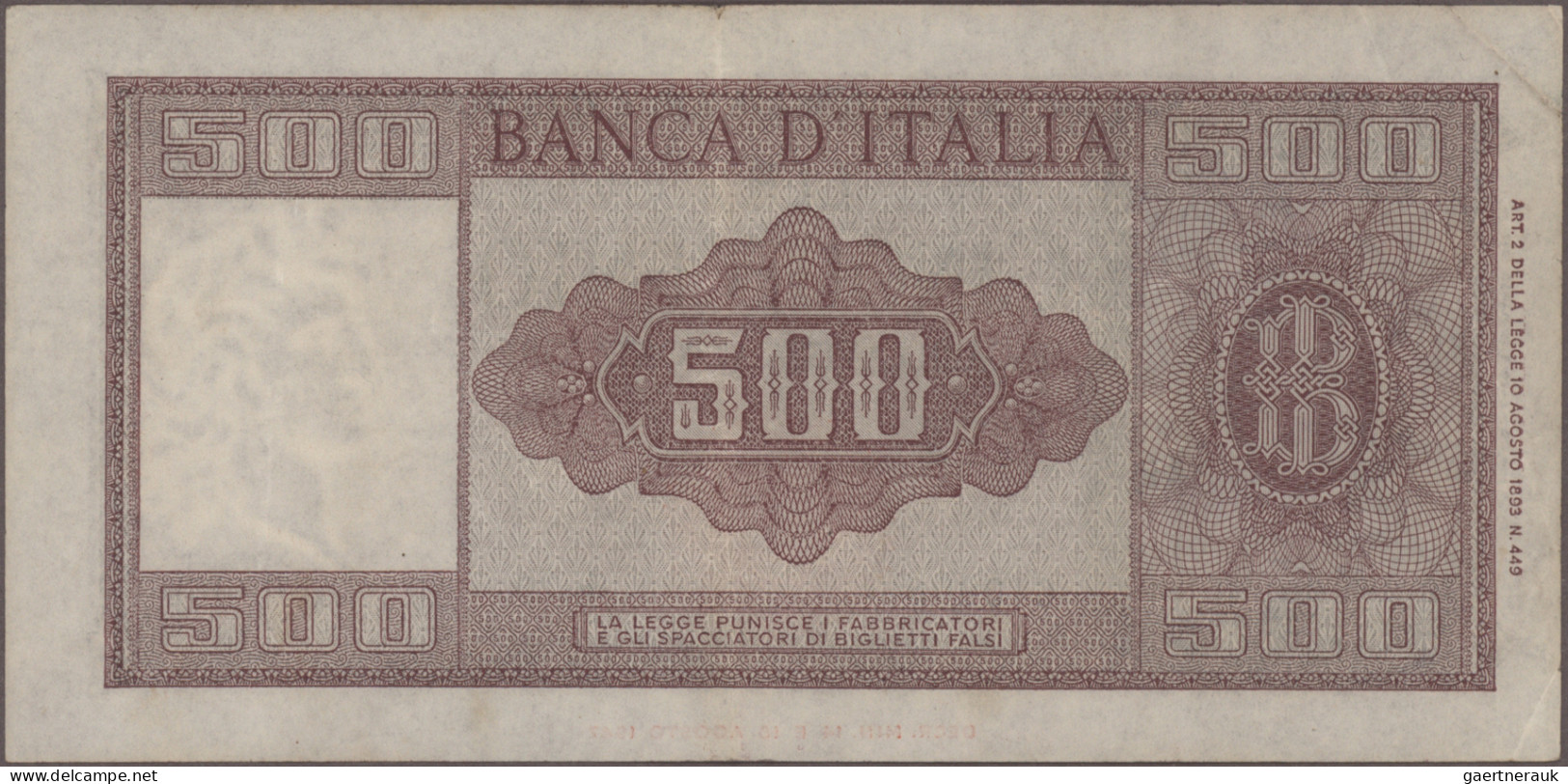 Italy: Banca D'Italia, Giant Lot With 66 Banknotes, Series 1966-1997 With A Lot - Other & Unclassified