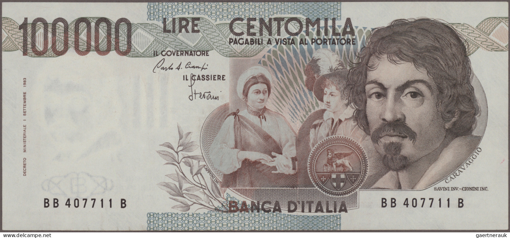 Italy: Banca D'Italia, Giant Lot With 66 Banknotes, Series 1966-1997 With A Lot - Other & Unclassified
