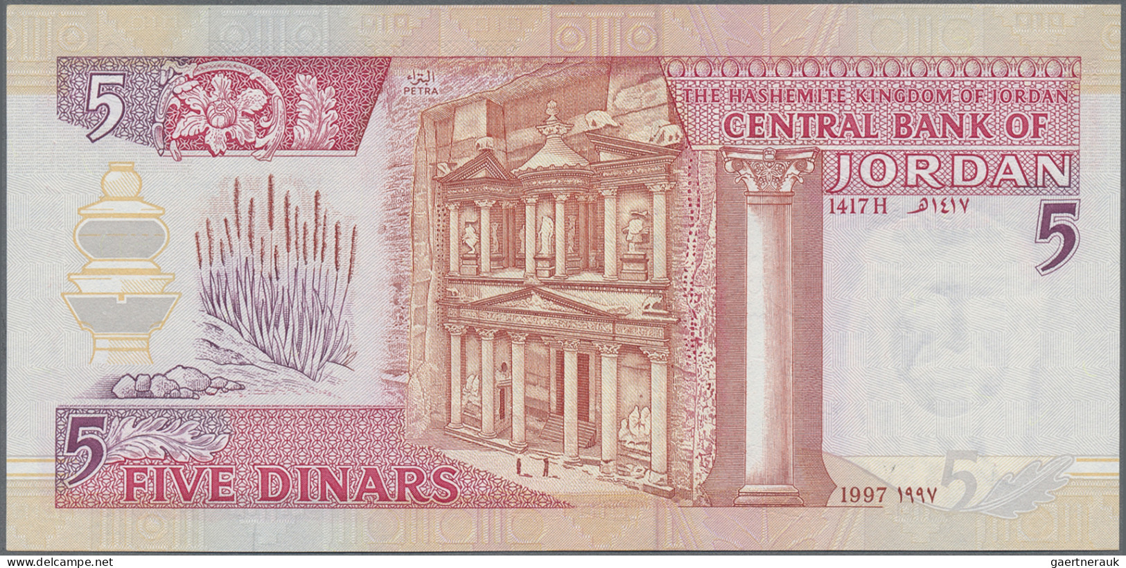 Jordan: Central Bank Of Jordan, Set With 11 Banknotes, Series 1992-2012, Compris - Jordanie