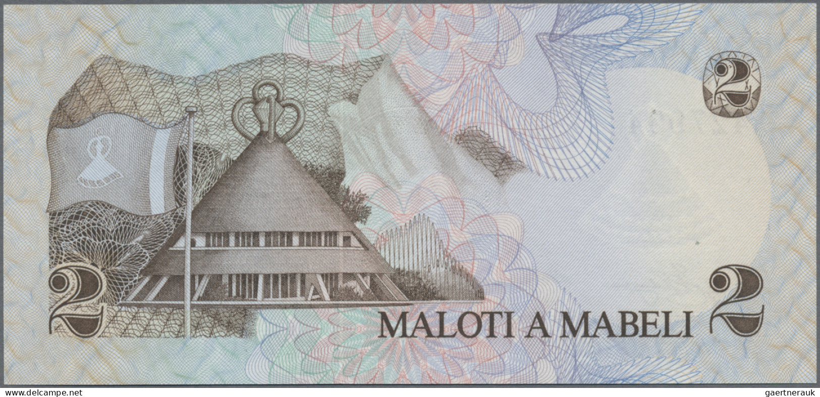 Lesotho: Lesotho Monetary Authority, Set With 2, 5 And 10 Maloti 1979, P.1-3 In - Lesotho