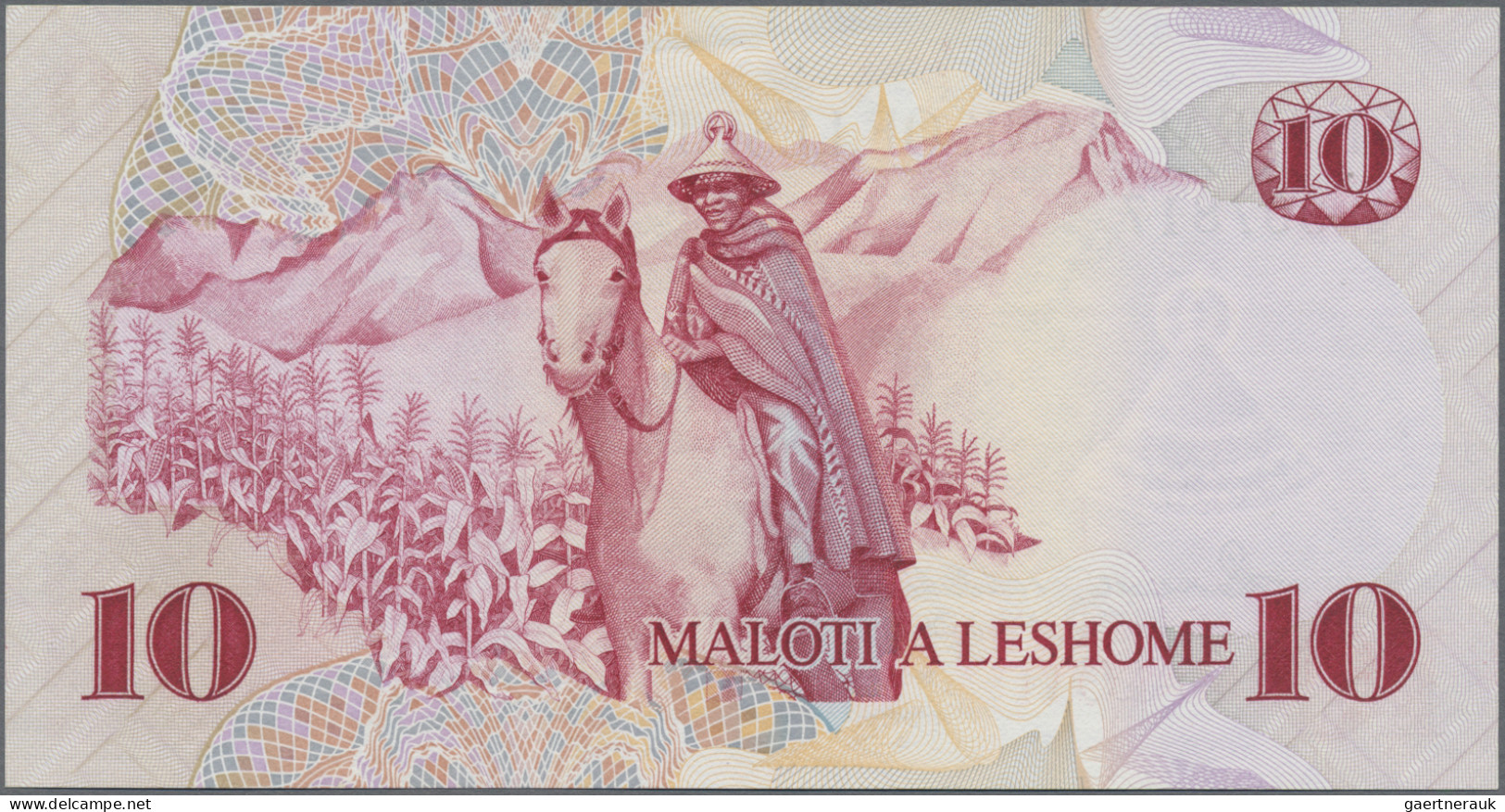 Lesotho: Central Bank Of Lesotho, Set With 4 Banknotes, Series 1981/84, With 2, - Lesotho