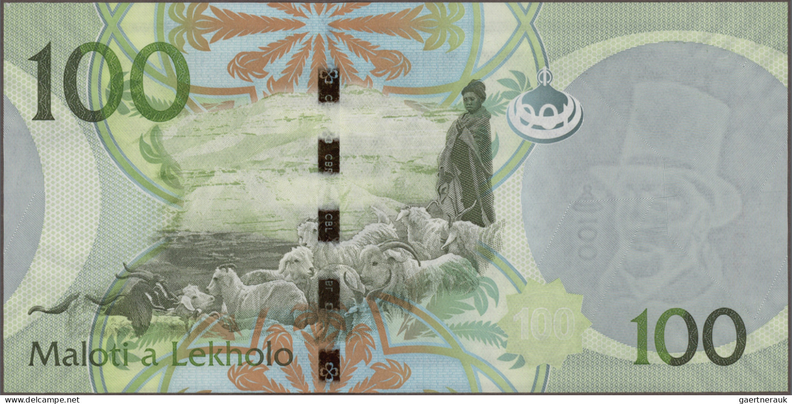 Lesotho: Central Bank Of Lesotho, Huge Lot With 17 Banknotes, Series 1994-2010, - Lesotho