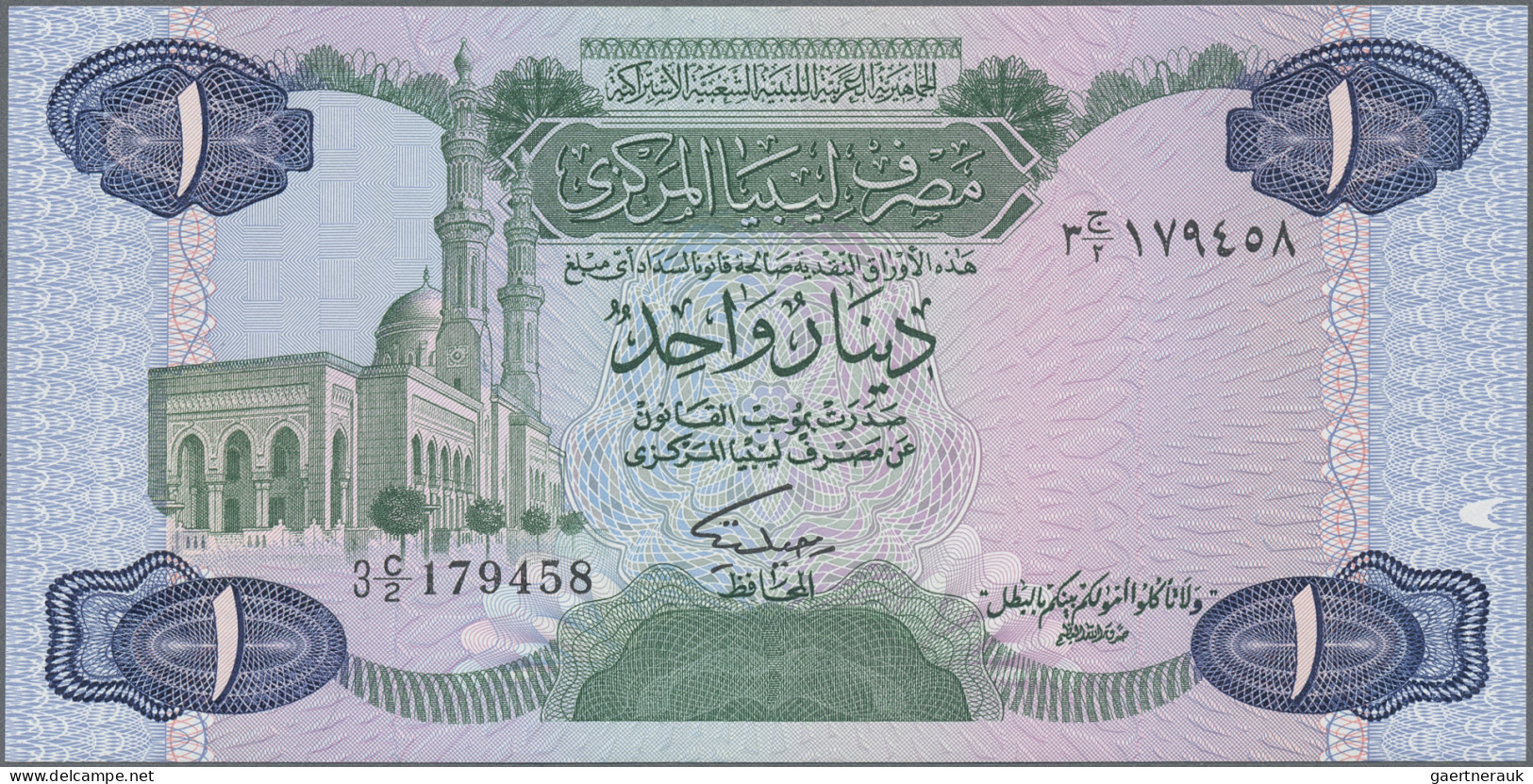 Libya: Central Bank Of Libya, Huge Lot With 34 Banknotes, Series 1981-2015, Comp - Libya