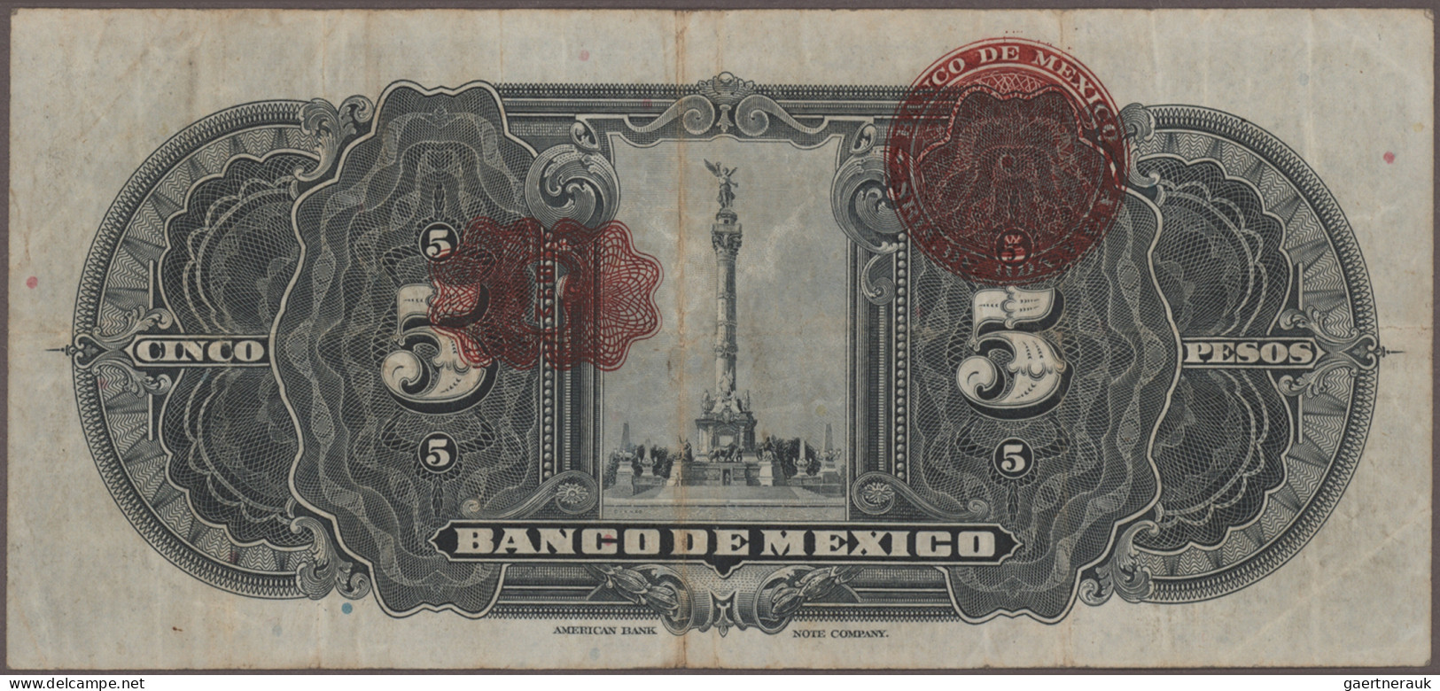 Mexico: Banco de Mexico, huge lot with 31 banknotes and regional issues, compris