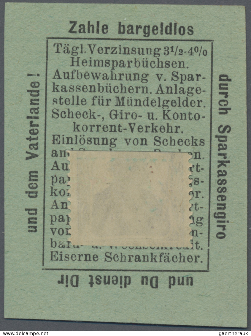Deutschland - Briefmarkennotgeld: Trebnitz, Schlesien, Städtische Sparkasse, 5 P - Other & Unclassified