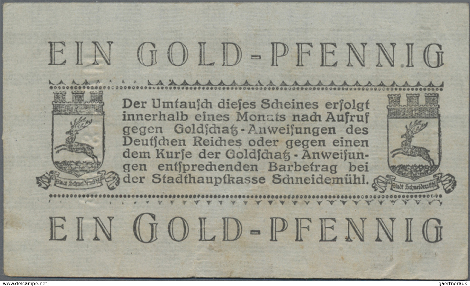 Deutschland - Notgeld - Ehemalige Ostgebiete: Schachtel mit 139 Notgeldscheinen