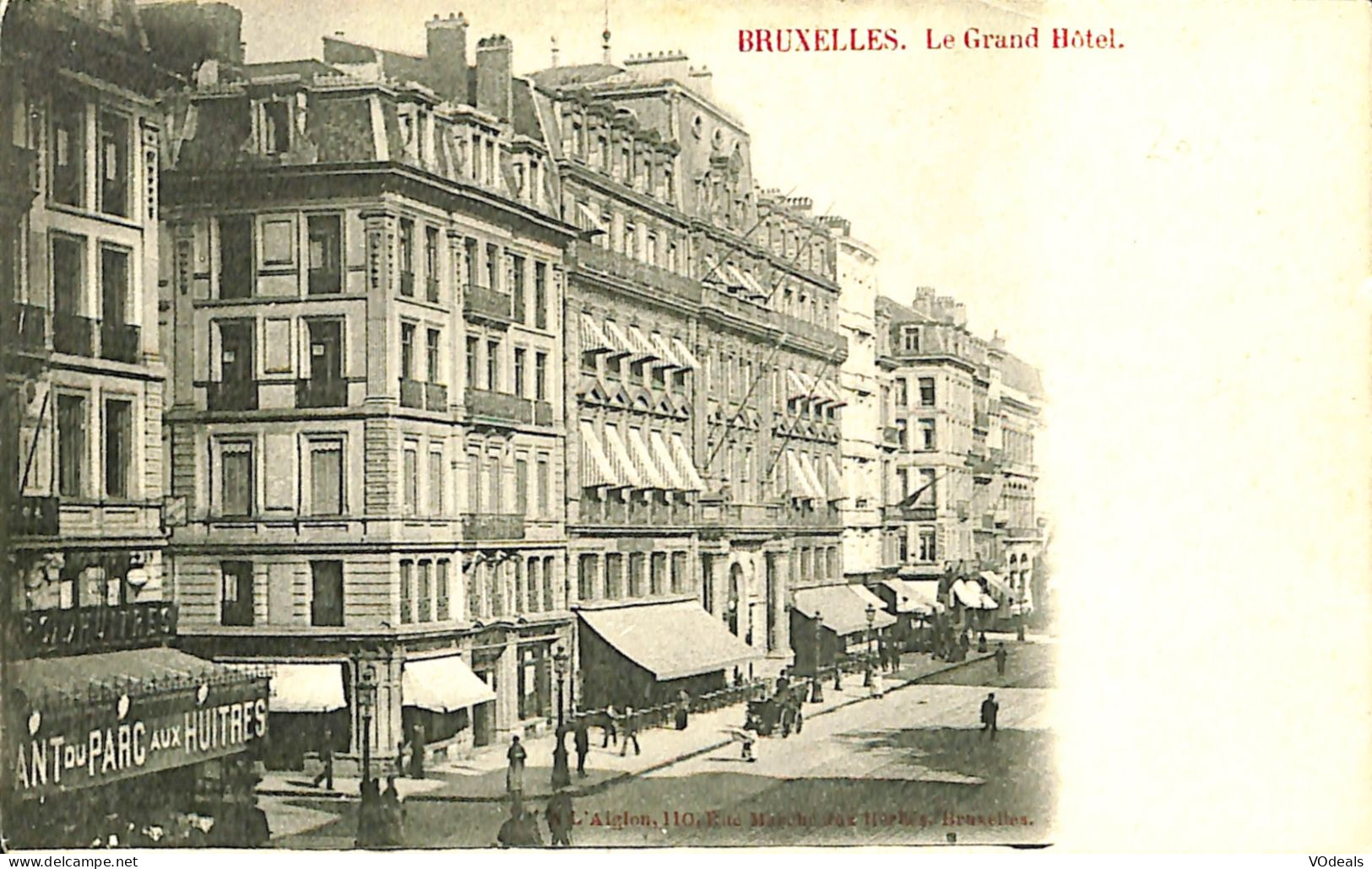 Belgique - Brussel - Bruxelles - Le Grand Hôtel - Cafés, Hotels, Restaurants