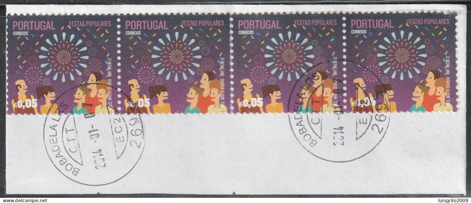 Fragment - Popular Parties -|- Mundifil Nºs - 4222 - Postmark 2014 - Gebraucht