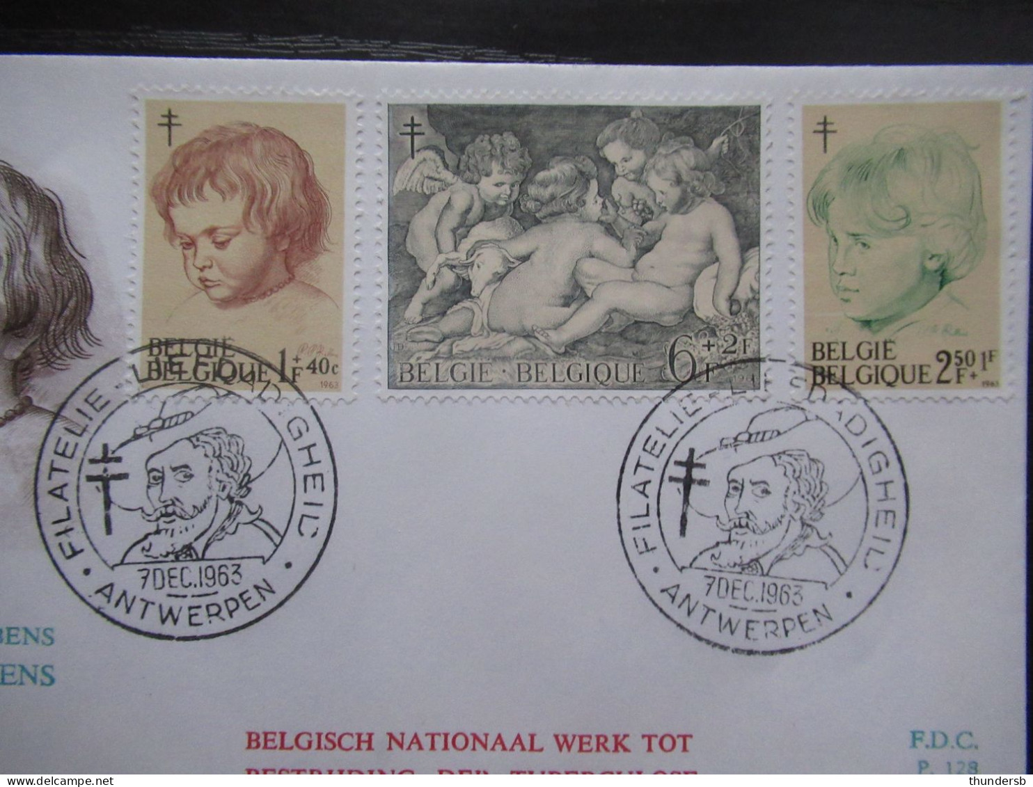 FDC 1272/77 'Tuberculosebestrijding - Rubens' - 1961-1970