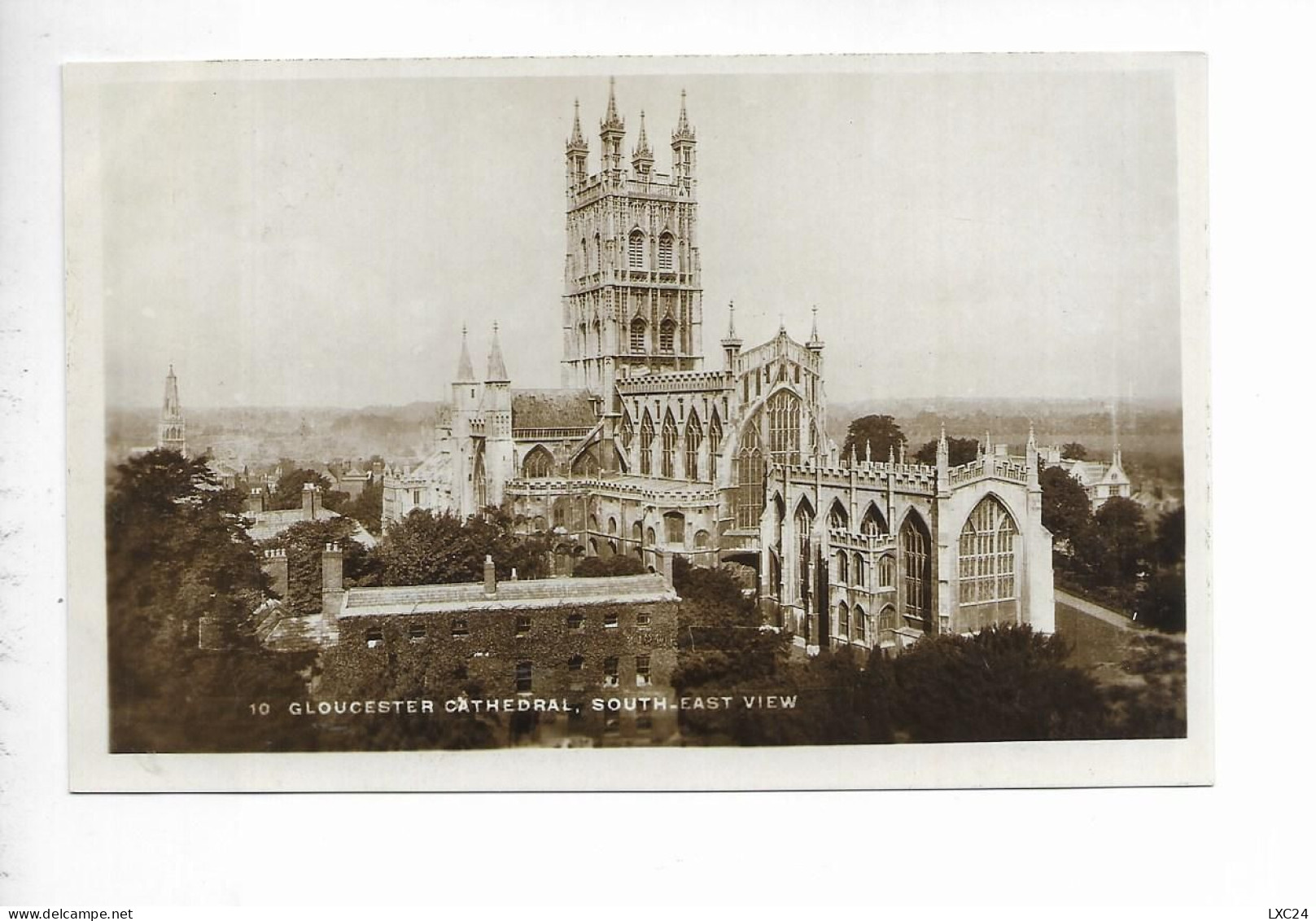 GLOUCESTER CATHEDRAL. SOUTH EAST VIEW. - Gloucester