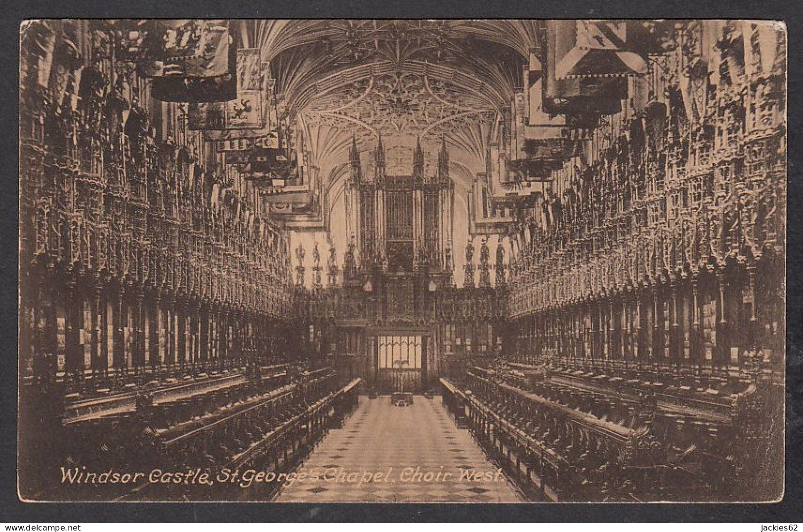 110718/ WINDSOR CASTLE, St.George's Chapel, Choir West  - Windsor Castle