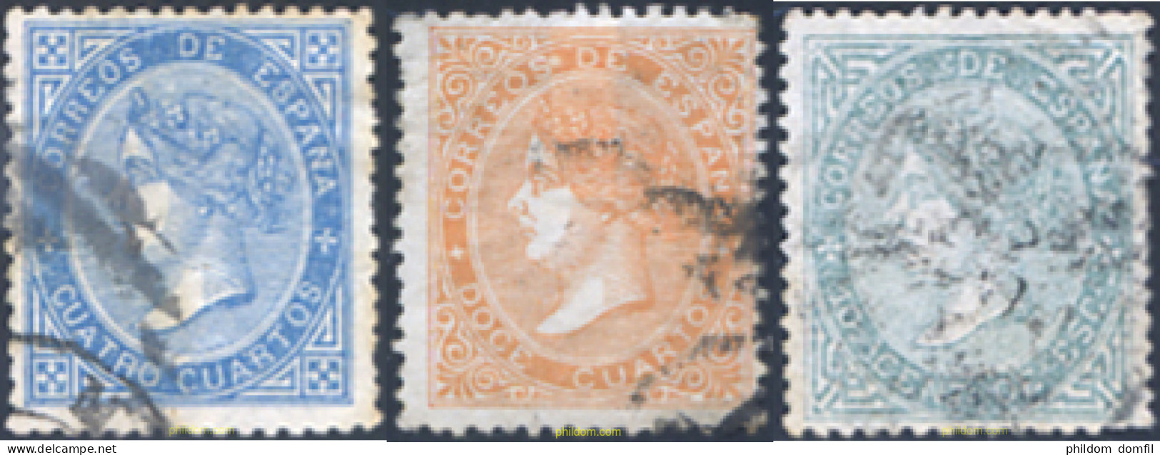285133 USED ESPAÑA 1867 ISABEL II - Unused Stamps